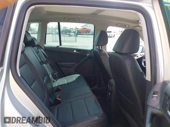 2011 Volkswagen Tiguan SE with VIN WVGBV7AX4BW532488, listed as a IAAI auction lot 42084347 with 107,529 mi miles and . Bid and sale history available at DreamBid. Image 8.