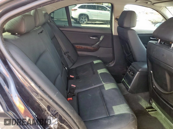 2008 BMW 3 Series 328i with VIN WBAVA37598NL55606, listed as a Copart auction lot 58257725 with 143,619 mi miles and Salvage title. Bid and sale history available at DreamBid. Image 10.