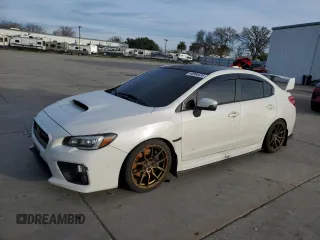 2017 Subaru WRX STI with VIN JF1VA2M68H9816805, listed as a Copart auction lot 45906595 with 103,066 mi miles and Salvage Title. Bid and sale history available at carsss.com. Image 1.
