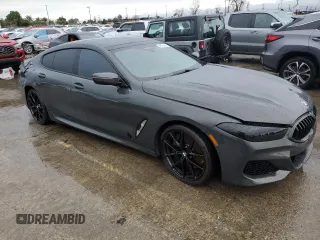 2022 BMW 8 Series 840i with VIN WBAGV2C09NCH61770, listed as a Copart auction lot 48985785 with 21,354 mi miles and Salvage Title. Bid and sale history available at DreamBid. Image 4.