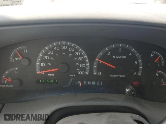 2003 Ford F-150 XL with VIN 2FTRX18L73CA49989, listed as a Copart auction lot 57434025 with 141,876 mi miles and Salvage title. Bid and sale history available at DreamBid. Image 9.