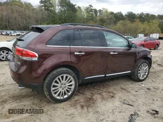 2012 Lincoln MKX with VIN 2LMDJ6JK1CBL14339, listed as a Copart auction lot 52938645 with 135,290 mi miles and Salvage Title. Bid and sale history available at carsss.com. Image 3.