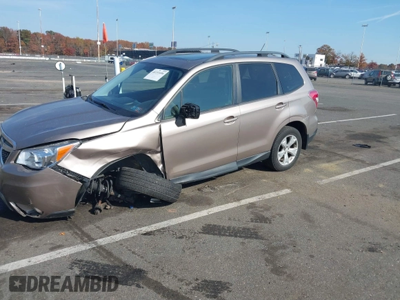 2015 Subaru Forester 2.5i Premium with VIN JF2SJADC4FH409078, listed as a IAAI auction lot 40731696 with 171,874 mi miles. Bid and sale history available at carsss.com. Image 2.