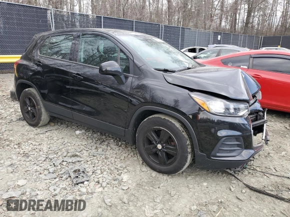 2020 Chevrolet Trax LS with VIN KL7CJKSB7LB061078, listed as a Copart auction lot 49947845 with 56,965 mi miles and Salvage Title. Bid and sale history available at DreamBid. Image 4.