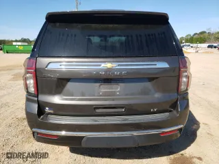 2021 Chevrolet Tahoe LT with VIN 1GNSCNKD5MR238092, listed as a Copart auction lot 47232764 with 76,847 mi miles and Salvage Title. Bid and sale history available at carsss.com. Image 6.