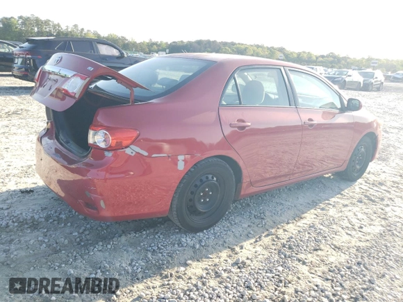 2012 Toyota Corolla L with VIN 2T1BU4EE6CC773154, listed as a Copart auction lot 50983465 with 216,460 mi miles and Salvage Title. Bid and sale history available at carsss.com. Image 3.