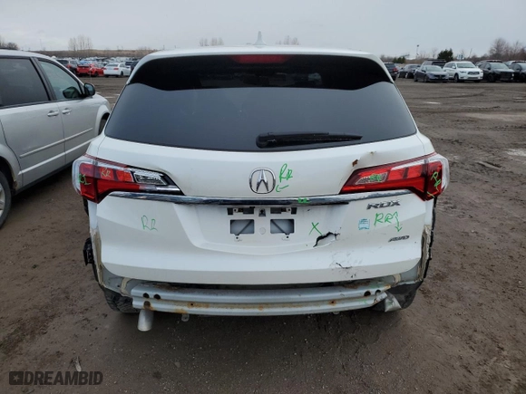 2017 Acura RDX w/Technology Pkg with VIN 5J8TB4H50HL810237, listed as a Copart auction lot 50445035 with 141,318 mi miles and Salvage Title. Bid and sale history available at carsss.com. Image 6.