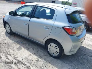 2024 Mitsubishi Mirage ES z VIN ML32AUHJ4RH020439, wystawiony jako IAAI lot #42338478 z przebiegiem 21 183 mil mil oraz . Historia ofert i sprzedaży dostępna na DreamBid. Obrazek 3.
