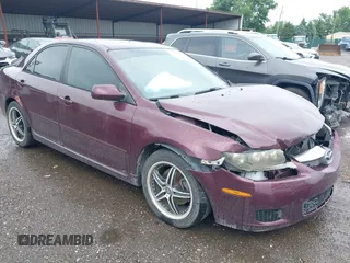 2007 Mazda 6 i Sport VE with VIN 1YVHP80C775M59198, listed as a IAAI auction lot 42634277 with 137,140 mi miles and . Bid and sale history available at DreamBid. Image 1.