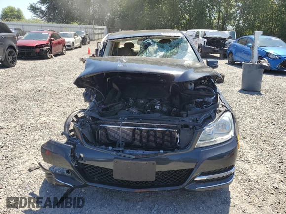 2013 Mercedes-Benz C 300 Sport with VIN WDDGF8AB6DR251348, listed as a Copart auction lot 65411795 with Not provided miles and Salvage title. Bid and sale history available at DreamBid. Image 5.