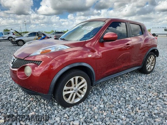 2013 Nissan Juke SV z VIN JN8AF5MR5DT204763, wystawiony jako Copart lot #59957535 z przebiegiem 2 856 mil mil oraz Szkoda całkowita • Salvage title. Historia ofert i sprzedaży dostępna na DreamBid. Obrazek 1.