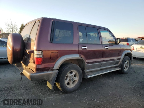 2001 Isuzu Trooper S with VIN JACDJ58X817J17877, listed as a Copart auction lot 41788875 with 203,199 mi miles and Salvage title. Bid and sale history available at DreamBid. Image 3.