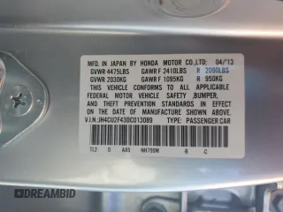 2013 Acura TSX with VIN JH4CU2F43DC013089, listed as a Copart auction lot 45604945 with 82,526 mi miles and Salvage Title. Bid and sale history available at carsss.com. Image 12.