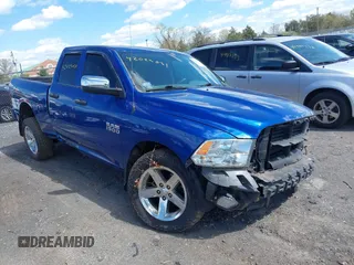 2017 Ram 1500 Express with VIN 1C6RR7FG4HS779632, listed as a IAAI auction lot 42023031 with 155,978 mi miles. Bid and sale history available at carsss.com. Image 1.