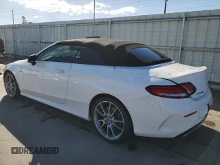 2017 Mercedes-Benz C 43 AMG with VIN WDDWK6EB2HF520135, listed as a Copart auction lot 72433934 with 44,125 mi miles and Salvage title. Bid and sale history available at DreamBid. Image 2.