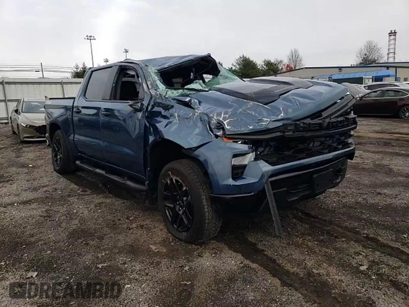 2024 Chevrolet Silverado 1500 Custom Trail Boss with VIN 3GCPDCEK2RG324249, listed as a Copart auction lot 81618844 with 7,279 mi miles and Salvage Title. Bid and sale history available at carsss.com. Image 11.