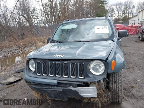 2017 Jeep Renegade Sport with VIN ZACCJBAB1HPE77029, listed as a IAAI auction lot 41894878 with 145,328 mi miles and . Bid and sale history available at DreamBid. Image 6.