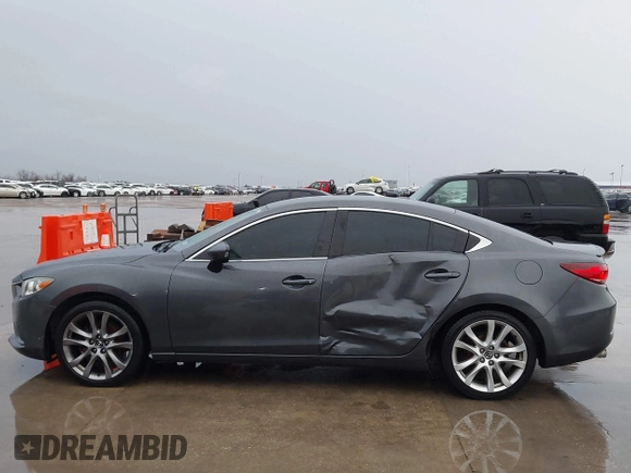 2016 Mazda 6 i Touring with VIN JM1GJ1V58G1409163, listed as a IAAI auction lot 41460893 with 207,884 mi miles and . Bid and sale history available at carsss.com. Image 6.