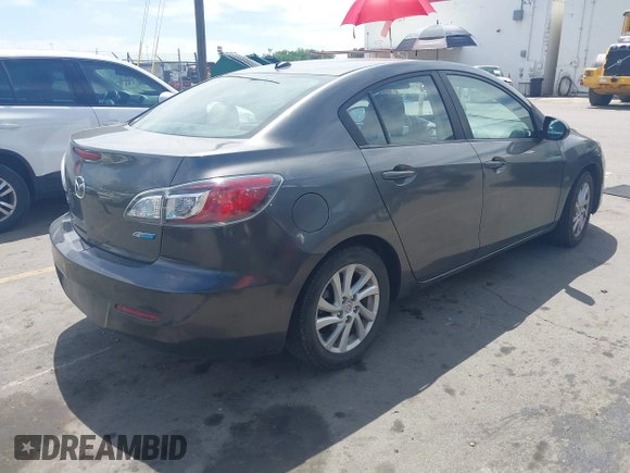 2012 Mazda 3 i Grand Touring with VIN JM1BL1W8XC1577118, listed as a IAAI auction lot 42349406 with 107,373 mi miles and . Bid and sale history available at DreamBid. Image 4.