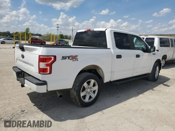 2018 Ford F-150 XL with VIN 1FTEW1E53JKF69929, listed as a Copart auction lot 54674975 with 194,668 mi miles and Clean Title. Bid and sale history available at carsss.com. Image 3.