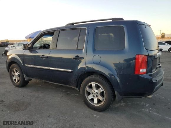 2009 Honda Pilot Touring with VIN 5FNYF38829B004918, listed as a Copart auction lot 81852464 with 0 mi miles and Salvage Title. Bid and sale history available at carsss.com. Image 2.