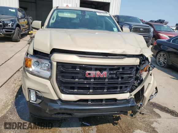 2022 GMC Canyon 2WD Elevation with VIN 1GTG5CEN6N1296407, listed as a Copart auction lot 74019974 with 43,854 mi miles and Salvage Title. Bid and sale history available at carsss.com. Image 5.