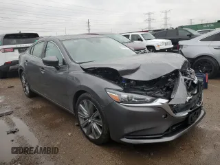 2020 Mazda 6 Touring with VIN JM1GL1VM3L1519033, listed as a Copart auction lot 51158775 with 55,366 mi miles and Salvage Title. Bid and sale history available at carsss.com. Image 4.