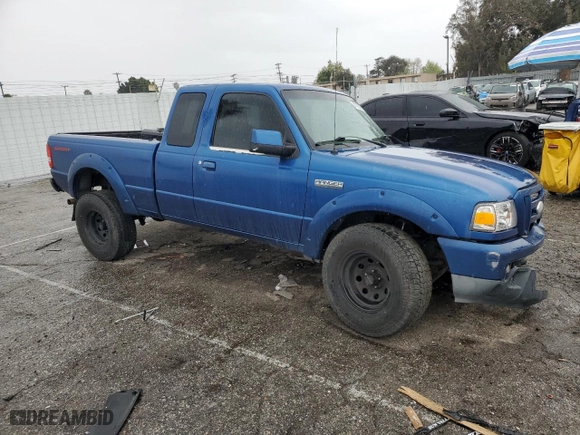 2007 Ford Ranger STX with VIN 1FTYR44U57PA36197, listed as a Copart auction lot 47889355 with 164,523 mi miles and Salvage Title. Bid and sale history available at carsss.com. Image 4.