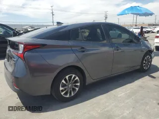 2019 Toyota Prius L Eco with VIN JTDKARFU4K3098262, listed as a Copart auction lot 52794175 with 41,906 mi miles and Salvage Title. Bid and sale history available at carsss.com. Image 3.