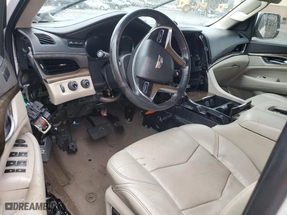 2019 Cadillac Escalade Luxury with VIN 1GYS4BKJ0KR213635, listed as a Copart auction lot 82604024 with 0 mi miles and Salvage Title. Bid and sale history available at carsss.com. Image 8.