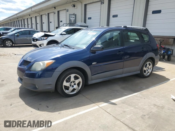 2004 Pontiac Vibe with VIN 5Y2SL62844Z422294, listed as a Copart auction lot 58396975 with 211,842 mi miles and Clean title. Bid and sale history available at DreamBid. Image 1.