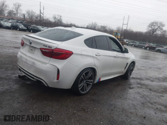 2016 BMW X6 M with VIN 5YMKW8C50G0R43150, listed as a IAAI auction lot 41463258 with 81,202 mi miles. Bid and sale history available at carsss.com. Image 4.