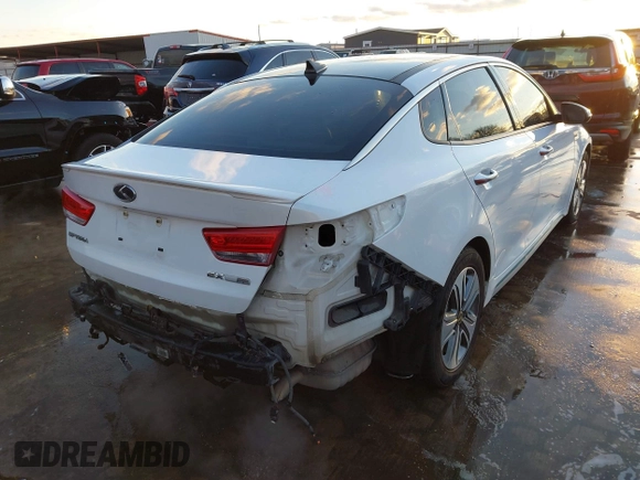 2017 Kia Optima EX z VIN KNAGV4LD7H5017444, wystawiony jako IAAI lot #41286787 z przebiegiem 90 109 mil mil oraz . Historia ofert i sprzedaży dostępna na DreamBid. Obrazek 4.