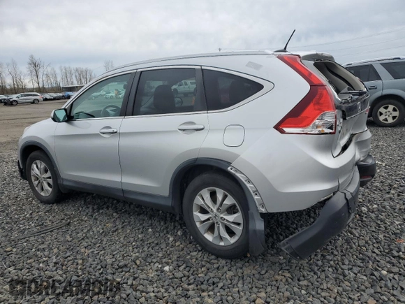 2013 Honda CR-V EX-L with VIN 2HKRM3H71DH517637, listed as a Copart auction lot 49798385 with 110,391 mi miles and Salvage Title. Bid and sale history available at DreamBid. Image 2.