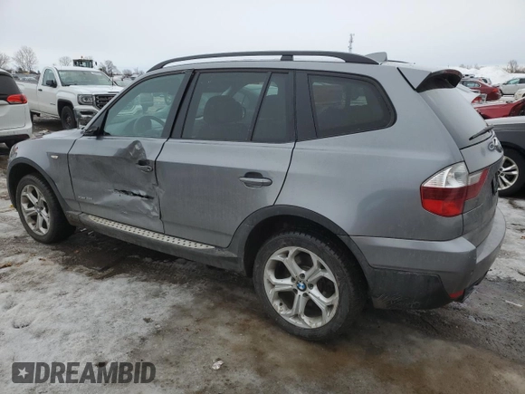 2010 BMW X3 xDrive30i with VIN WBXPC9C41AWJ39564, listed as a Copart auction lot 47115225 with 82,046 mi miles and Clean Title. Bid and sale history available at carsss.com. Image 2.