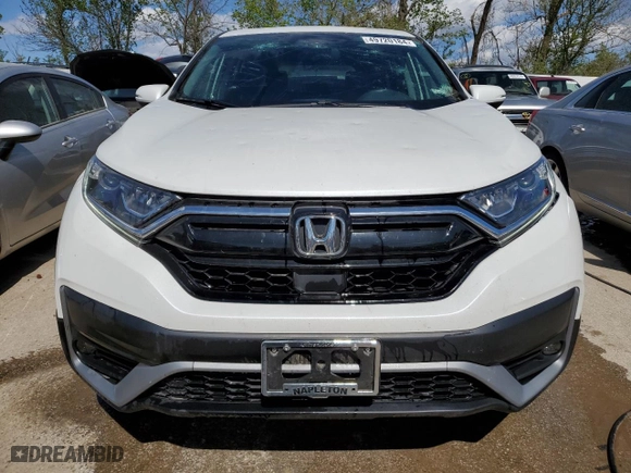 2021 Honda CR-V EX-L with VIN 7FARW2H81ME007398, listed as a Copart auction lot 49720184 with 37,315 mi miles and Salvage Title. Bid and sale history available at carsss.com. Image 5.