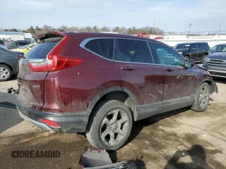 2019 Honda CR-V EX with VIN 7FARW2H54KE025493, listed as a Copart auction lot 47879525 with 0 mi miles and Salvage Title. Bid and sale history available at carsss.com. Image 3.