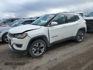 2021 Jeep Compass Limited with VIN 3C4NJDCBXMT506130, listed as a Copart auction lot 54016825 with 40,132 mi miles and Salvage Title. Bid and sale history available at DreamBid. Image 1.