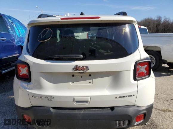 2022 Jeep Renegade Limited with VIN ZACNJDD13NPN81697, listed as a Copart auction lot 84630914 with 36,924 mi miles and Salvage title. Bid and sale history available at DreamBid. Image 6.
