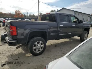 2015 GMC Sierra 2500HD SLT with VIN 1GT12ZEG1FF180216, listed as a Copart auction lot 77076384 with 67,751 mi miles and Salvage title. Bid and sale history available at DreamBid. Image 3.