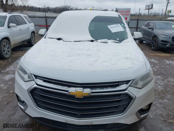 2021 Chevrolet Traverse LT Leather with VIN 1GNERHKWXMJ218191, listed as a IAAI auction lot 41512332 with 87,206 mi miles. Bid and sale history available at carsss.com. Image 12.