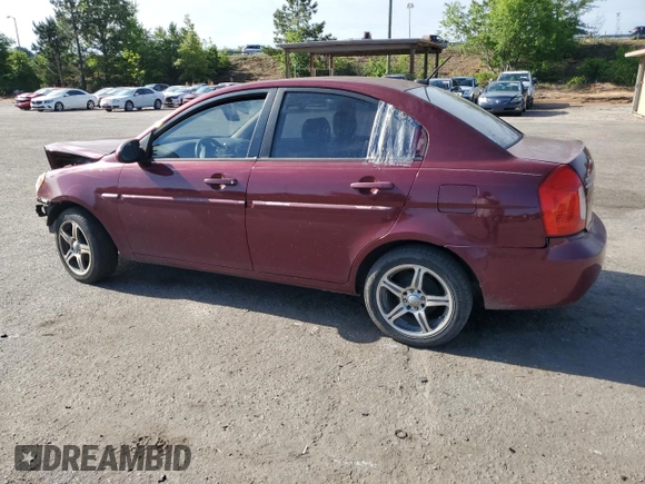 2009 Hyundai Accent Auto GLS with VIN KMHCN46C29U289987, listed as a Copart auction lot 55254085 with 164,363 mi miles and Salvage title. Bid and sale history available at DreamBid. Image 2.