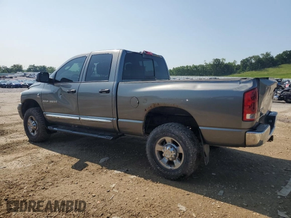 2006 Dodge 2500 SLT z VIN 3D7KS28C26G131938, wystawiony jako Copart lot #61466185 z przebiegiem 80 601 mil mil oraz Nie do naprawy • Non repairable. Historia ofert i sprzedaży dostępna na DreamBid. Obrazek 2.