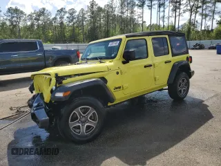 2023 Jeep Wrangler Sport S z VIN 1C4HJXDN5PW674652, wystawiony jako Copart lot #52651465 z przebiegiem 29 984 mil mil oraz Szkoda całkowita • Salvage title. Historia ofert i sprzedaży dostępna na DreamBid. Obrazek 1.
