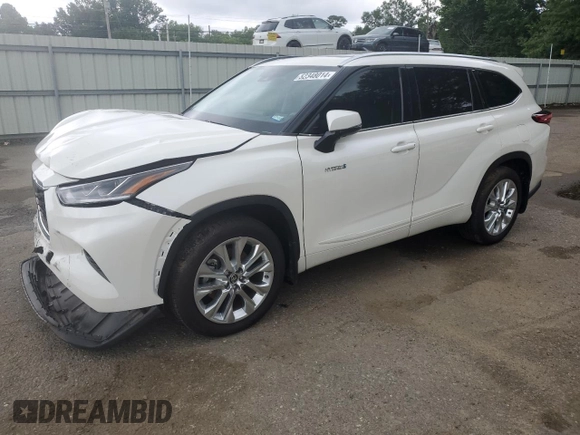 2020 Toyota Highlander Hybrid Limited с VIN 5TDYARAH9LS000816, выставлен на аукционе Copart как лот 52348014 с пробегом 19 697 миль миль и Списание • Salvage title. История ставок и продаж доступна на DreamBid. Изображение 1.