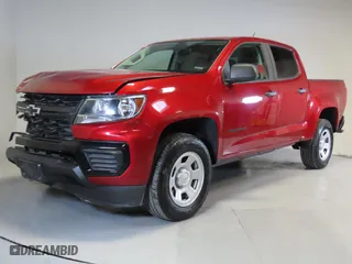 2021 Chevrolet Colorado 2WD Work Truck with VIN 1GCGSBEN0M1174272, listed as a Copart auction lot 42055435 with 58,052 mi miles and Salvage Title. Bid and sale history available at carsss.com. Image 2.