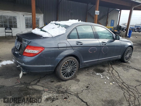 2009 Mercedes-Benz C 300 Sport with VIN WDDGF81X79F281415, listed as a Copart auction lot 49566545 with 70,365 mi miles and Salvage title. Bid and sale history available at DreamBid. Image 3.