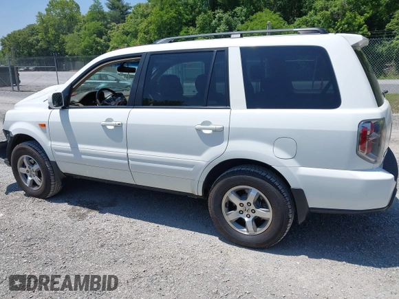 2007 Honda Pilot EX-L with VIN 5FNYF18587B000332, listed as a IAAI auction lot 42403191 with 192,771 mi miles and . Bid and sale history available at DreamBid. Image 14.