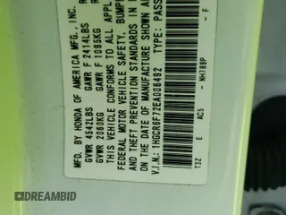 2014 Honda Accord Touring z VIN 1HGCR6F72EA006492, wystawiony jako Copart lot #71934982 z przebiegiem 206 848 mil mil oraz Szkoda całkowita • Salvage title. Historia ofert i sprzedaży dostępna na DreamBid. Obrazek 12.