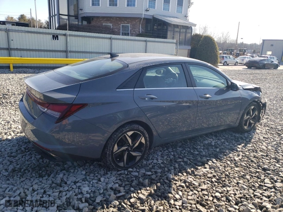2021 Hyundai Elantra SEL with VIN KMHLN4AG7MU164230, listed as a Copart auction lot 48193615 with 63,797 mi miles and Salvage Title. Bid and sale history available at carsss.com. Image 3.